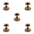 thumbnail image 1 of Thinsony Pillar Candle Holder Candlelight Home Decor Party for Dining Christmas Bronze Type A 5Set, 1 of 6