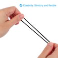 thumbnail image 4 of Uxcell Elastic Barbed Cord Loop Stretch Round String with Metal Barb Fasteners for Hats Masks Menus Crafting Book 50 Pcs Black 13 in, 4 of 7