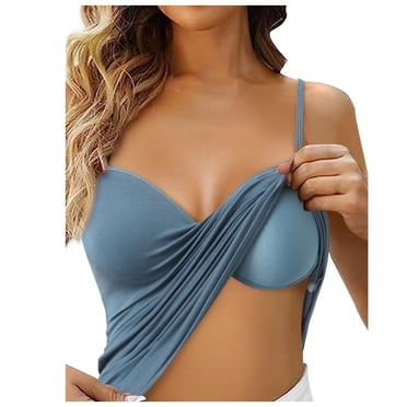 Tank Top with Built in Bra for Women Sports Cute Cami Shirts 2025 Spring Summer Workout Camisoles Sleeveless Under Clothes