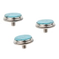thumbnail image 3 of Ruiboury 3 Pcs Boutons de Réparation de Trompette Accessoires d'Instruments de Musique C 3 Pcs Bleu turquoise, 3 of 6