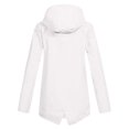 thumbnail image 2 of Veste Décontractée pour Femme, Unie, Extérieure, Grande Taille, à Capuche, Coupe-Vent, Ample, 2 of 4