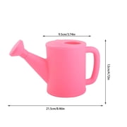 Fesfesfes Clearance Small Watering Can for Indoor Plants, 700ml Plastic Plants Watering Can with Long Spout, Lid and Detachable Sprinkler Head, Lightweight Watering Pot