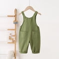 thumbnail image 5 of Kids Summer Pants,Summer Long Pants for Girls,Children's Spring And Summer Solid Color Denim Overalls, 5 of 5