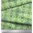 thumbnail image 2 of Soimoi polyester Crepe Fabric Texture & Damask Ethnic Fabric Prints By Yard 42 Inch Wide, 2 of 3