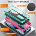 thumbnail image 4 of for Samsung Galaxy S22+ 5G Case, Samsung Galaxy S22+ Phone Case with Built in Kickstand, Shockproof/Dustproof/Drop Proof Heavy Duty Military-Grade Rugged Protective Cover for Samsung Galaxy S22+ 5G, 4 of 8