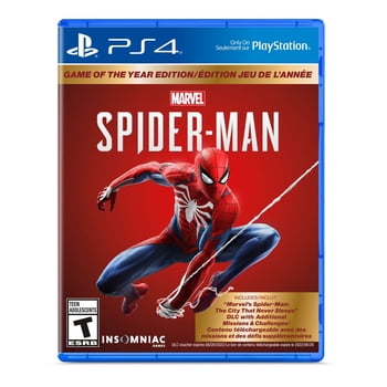Jeu vidéo Marvel Spider-Man édition Jeu de l'année pour PS4