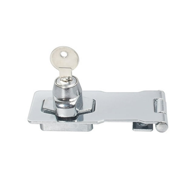 EIGTHTAIL Twist Knob Keyed Locking Hasp Padlock Set for Cabinets Security Door Van Lock