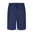 thumbnail image 3 of LSLJS Mens Athletic Shorts with Pockets and Elastic Waistband Quick Dry Cotton Linen Shorts, 3 of 5
