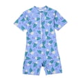 thumbnail image 1 of Kid Girls Swimming Bathing Suit Rash Guard Cartoon Sun Protection Long Sleeve Bathing Suits XL, 1 of 7