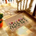 thumbnail image 4 of HHBEAUTY Summer Welcome Doormat Spring Summer Mats Welcome Floor Mats Polyester Door Rug Beach Flowers Sunshine Non Slip Floor Mat for Indoor Outdoor Home Decor, 4 of 7