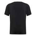 thumbnail image 3 of Men's Color Block Short Sleeve T-Shirt Henley Neck Slim Fit Tee Shirts Black S, 3 of 3