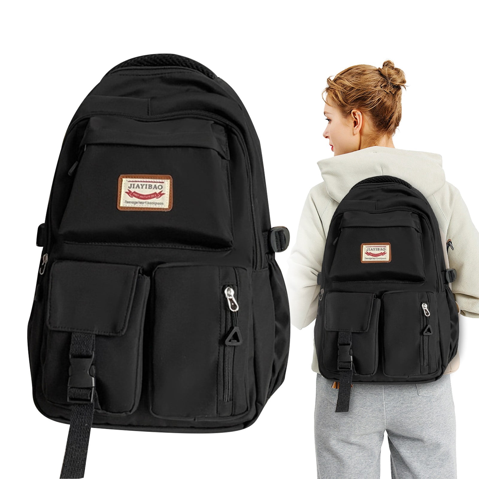 HUASHENG Lightweight School Backpack Womens Cute School Bag For Teenager Girls 14 Inch Laptop Rucksack Casual Daypack Backpack For Travel College Work