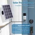 thumbnail image 5 of Surveillance Camera Doorbell Low Power Consumption Solar Charging Panel Outdoor Solar Panel 3W 5V High Efficiency Monocrystalline Silicon, 5 of 5