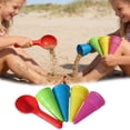 thumbnail image 2 of Colorful Ice Shaped Beach Toy Set for Outdoor Sand Play and Games 5PCS, 2 of 6