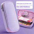 thumbnail image 2 of PALIFEUR Pencil Case Purecolor Large Capacity Pencil Case Multifunctional Pencil Case Cute Practical Pencil Case Boys and Girls StudentsMulticolor Optional Pencil Pouch, 2 of 6