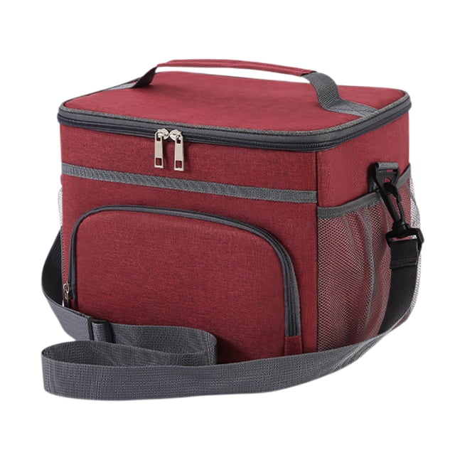 Kyursd Organisateurs d'Été et Rangement Offre Spéciale! Grand Sac à Lunch Isolé 15L Boîte à Lunch Réutilisable pour Bureau Pique-Nique Randonnée Plage Sac Isotherme Étanche avec Bandoulière Réglable