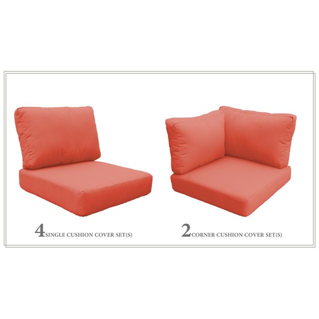 Coussin Haut pour LAGUNA-07c en Mandarine