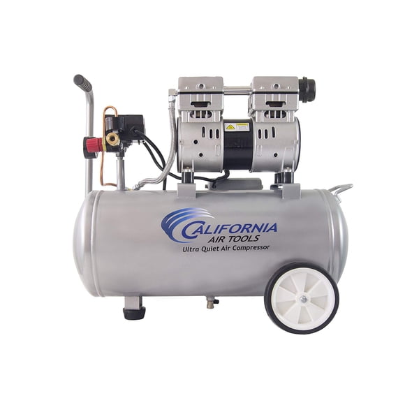 California Air Tools 8010 1 HP Ultra Quiet Oil Free Lightweight Air Compressor