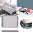 thumbnail image 2 of Jierger Large Rectangular Cookie Sheet, Multi-Purpose Kitchen Tray for Baking BBQ, Creative Serving Tray for Tea Cups Fruit Plates, Home Cooking Tool, 8.26x11.53 Inch, 2 of 8