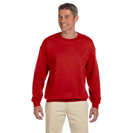 Heavy Blend™ Adulte 13.3 oz./lin. yd., 50/50 Molleton Ras du Cou - Rouge - 4TG