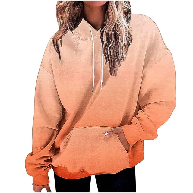 Birdeem Hauts Amples pour Femmes Sweat à Capuche Manches Longues Sport