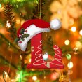 thumbnail image 1 of LSLJS 26 Letters Christmas Tree Decoration Pendant Christmas Tree Ornaments Personalized DIY Christmas Ornaments Christmas Decorations Xmas Tree Hanging Decor, 1 of 5