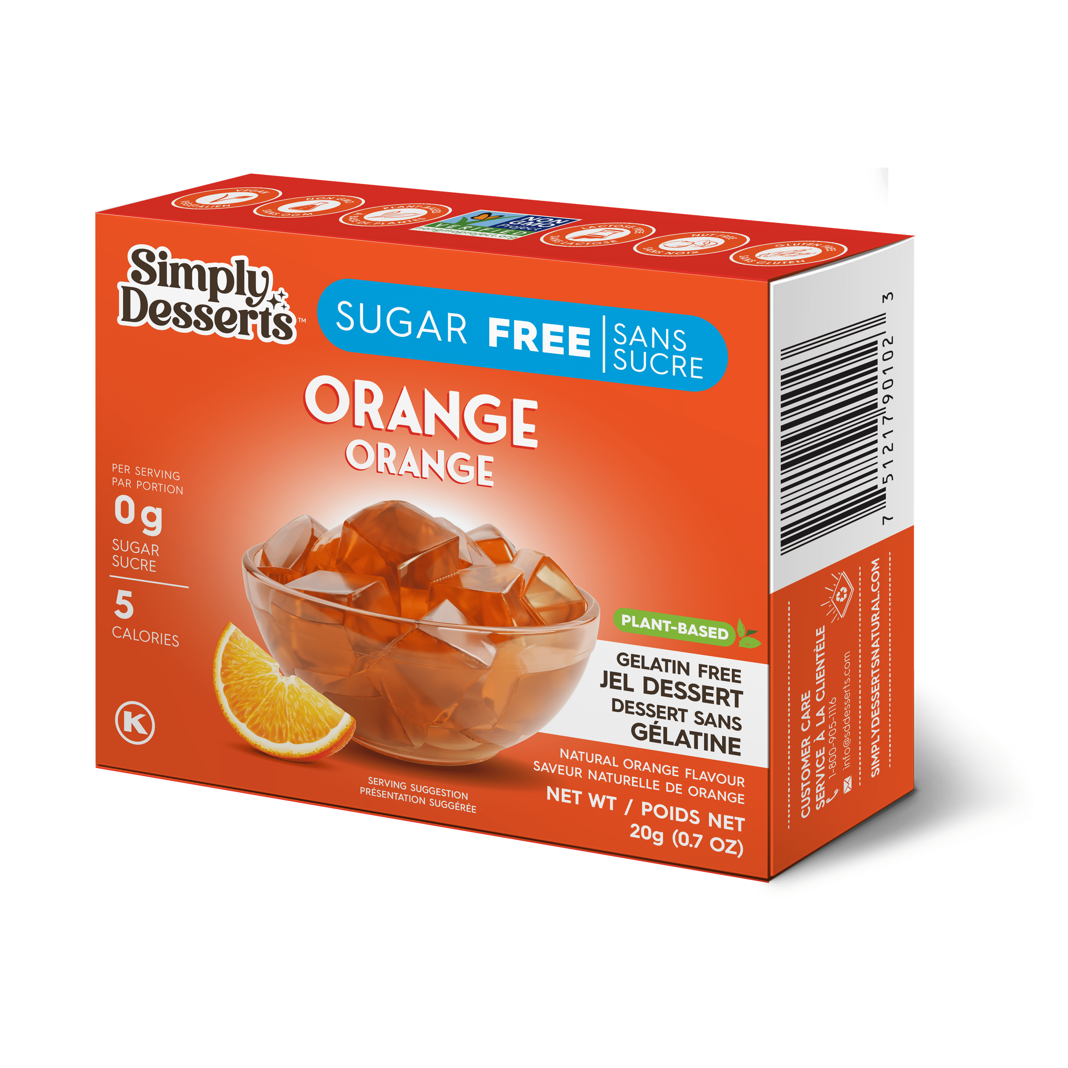 Simply Desserts - Desserts à l'orange, 20g