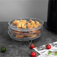 thumbnail image 4 of Hearth & Gear Round Stainless Steel Air Fryer Grill Dehydrator Rack Air Fryer Removable Multiple Stand Air Fryer Racks For Cooking Air Fryer Tray for Oven Air Fryer Tray for Oven 30 Air Fryer Tray, 4 of 6