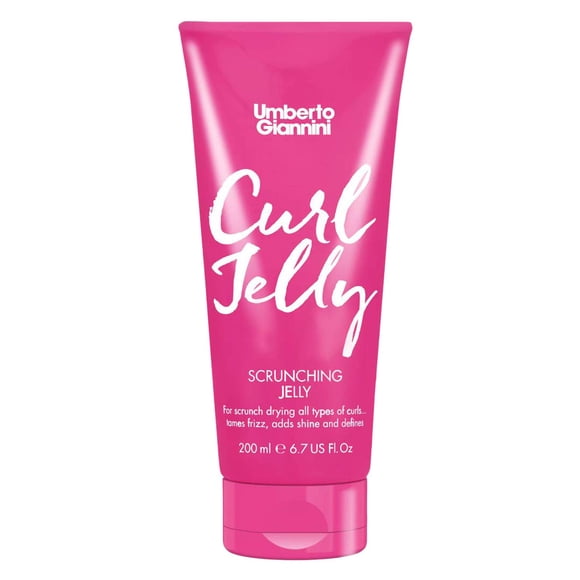 Umberto Giannini Curl Jelly Scrunching Jelly, Vegan & Cruelty Free Frizz Solution Gel for Curly or Wavy Hair, 200 ml