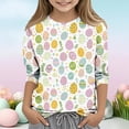 thumbnail image 2 of Vous Êtes Plus Qu'un Test de Score Style Chemise Enfants Jour de Pâques Imprimé Manches 3/4 Col Rond Haut Décontracté Garçons Chemises Manches Longues Taille 12-14 Jeunes, 2 of 7