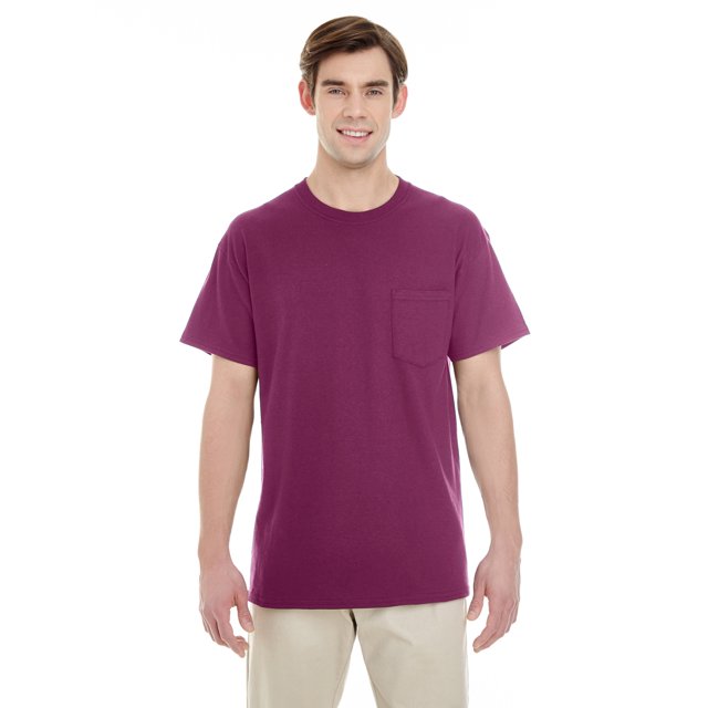 Adult Heavy Cotton 5.3 Oz. Pocket T-Shirt