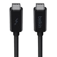 thumbnail image 1 of Câble Belkin Thunderbolt 3 USB-C vers USB-C 3,3 pi (1 m) – Transfert jusqu’à 20 Gb/s – Compatible 4K Ultra HD et USB 3.1 – Noir, 1 of 5