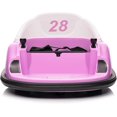 thumbnail image 1 of Auto Tamponneuse 12 V à Chevaucher avec Télécommande, Rotation à 360° et Lumières DEL, Voiture Jouet Électrique, 1 of 6