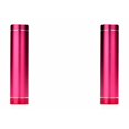 thumbnail image 2 of fastboy Aluminum Cylindrical Mini Battery Bank Holder Back Case Backup Charger No Wielding External Clip Storage Cell Phones Box Pink 2Set, 2 of 6