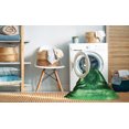 thumbnail image 2 of Ahgly Company Machine Washable Indoor Rectangle Transitional Deep Emerald Green Area Rugs, 5' x 8', 2 of 7
