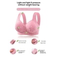 thumbnail image 4 of Clearance Sale 2025 Bra Plus Size Front Button Bra Without Rims Side Thin Cup Button Vest Style Middle Border Cotton Bra, 4 of 8