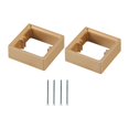 thumbnail image 1 of DOLITY 2 Pcs Intercalaires à Prise Unique pour Cuisine Chambre Bureau Doré, 1 of 9