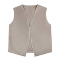 thumbnail image 3 of TOPTIE Kid Volunteer No-Button Child Vest Waistcoat Party Vests 5 Packs-Khaki-M, 3 of 5