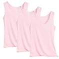 thumbnail image 1 of Posijego Lot de 3 Débardeurs pour Femmes Col Rond Camisoles de Base Couches Débardeurs Sans Manches, 1 of 4