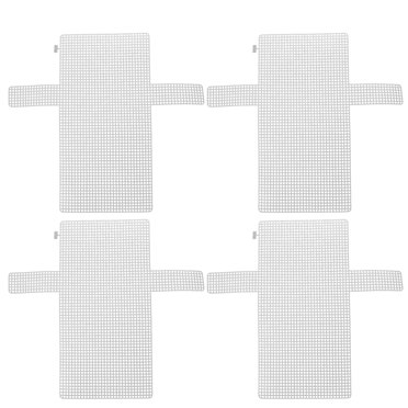 4pcs DIY Mesh Sheets Plastic Handmade Bag Woven Sheets Plastic Grid Sheets