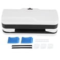 thumbnail image 1 of Glass Cleaner, Washing Double-Side Glass Wiper, With 2 Rags Mirrors For Office Home Car Windshields White, 1 of 8