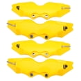 thumbnail image 1 of SHISUYAN 2 Sets Precision 3D Style Brake Caliper Covers Front and Rear Brake Calipers Yellow Wheel Hub Covers for Car Brake Calipers Protection, 1 of 9