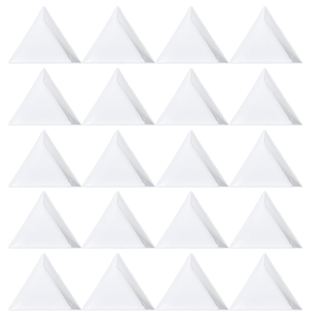 50 Pcs Plateau de Tri de Perles Triangulaires Pratique Plateau Triangulaire Durable