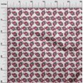 thumbnail image 2 of oneOone Silk Tabby Fabric Leaves & Floral Block Printed Craft Fabric BTY 42 Inch Wide, 2 of 4