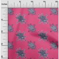 thumbnail image 1 of oneOone Cotton Poplin Fabric Floral Block Printed Craft Fabric BTY 42 Inch Wide, 1 of 4