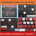 thumbnail image 2 of Replacement Keycap Key cap Hinge for Lenovo Legion Y520 Y520-15IKB R720-15IKBN R720-15IKB 15 15IKB Y540 Keyboard Send picture hinge, 2 of 5