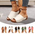 thumbnail image 4 of Pantoufles Compensées pour Femmes Chaussures Orthopédiques à Bout Ouvert Antidérapantes, 4 of 9