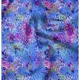 thumbnail image 1 of Soimoi Blue polyester Crepe Fabric Leopard Animal Skin Print Fabric by the Yard 42 Inch Wide, 1 of 6
