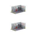 thumbnail image 2 of Baohd 1 32 Parking Lot Model Car Diecast Garage for Diorama Collection Background Impressive and Lifelike Type 32008 2Set, 2 of 6