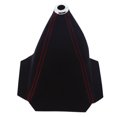 thumbnail image 1 of Youkk Gear Shift Collars Boot Suede Auto Shifter Knobs Cover Gaiter Shift Lever Ball Dust-proof Handbrake Red Line, 1 of 6